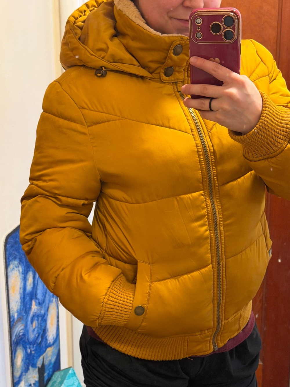 Aeropostale S Remixed Down Puffer Jacket Lined Recycled